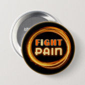 I Fight Pain Ronde Button 7,6 Cm (Voorkant /achterkant)
