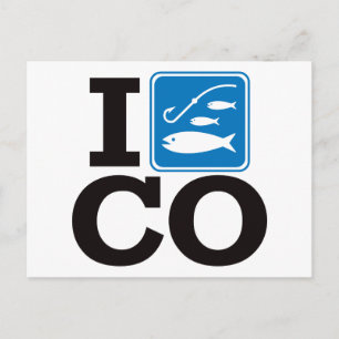 I Fish Colorado - CO Briefkaart