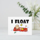 I Float T-shirts en geschenken Briefkaart (Staand voorkant)