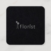i floristさまショップカード１（角丸） vierkante visitekaartje (Voorkant)