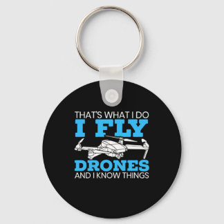 I Fly Drones Sleutelhanger