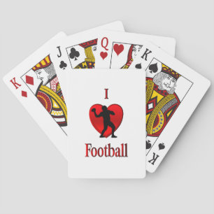 I Football hart Pokerkaarten