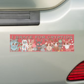 i frein pour cryptids mothman bumper sticker (En voiture)