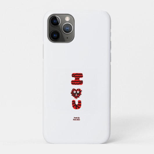 I Fuzzy U Apple iPhone 11 Pro Coque (Dos)