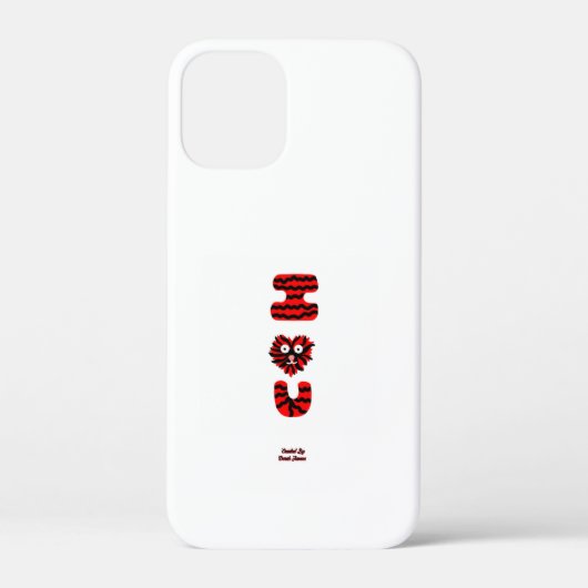 I Fuzzy U Apple iPhone 12 Mini Coque (Verso)