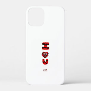 I Fuzzy U Apple iPhone 12 Mini Hoesje