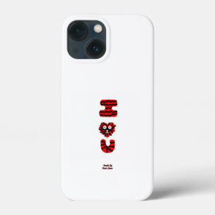I Fuzzy U Apple iPhone 13 Mini Hoesje