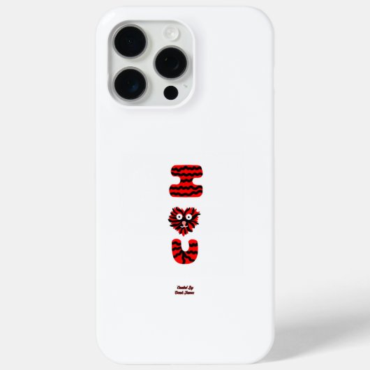 I Fuzzy U Apple iPhone 15 Pro Max coque (Verso)