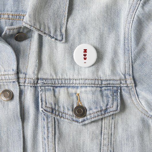 I Fuzzy U ronde Button (In situ)