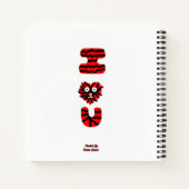 I Fuzzy U Spiral Notitieboek (Achterkant)