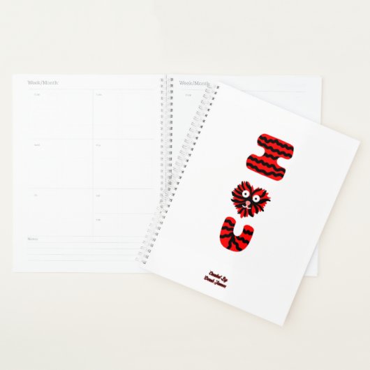 I Fuzzy U Standard Planner (Devant avec enveloppe)