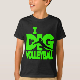 I g VB, neongroen T-shirt