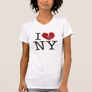 I [gebroken hart] NY T-shirt