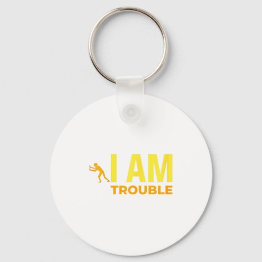I Get Us Into Out Of Trouble Set Matching Couples Sleutelhanger (Voorkant)