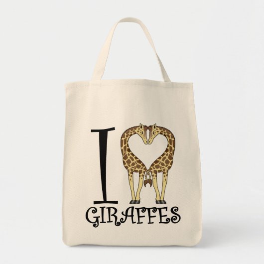 I Giraffes Tote Bag (Voorkant)