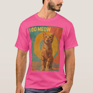 I Go Meow - Grappige kat zingt meme ontwerp T-shirt