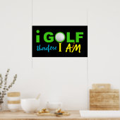 I GOLF poster (Keuken)