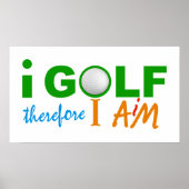 I GOLF poster (Voorkant)