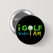 I GOLF-toets Ronde Button 5,7 Cm (Voorkant /achterkant)