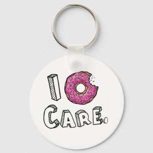 I Grappige de Zorg van de Doughnut Sleutelhanger