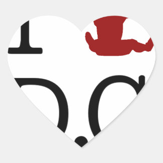 I Griffining (Love) DC. Hart Sticker