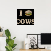 I Hamburger Koeien Poster (Thuiskantoor)