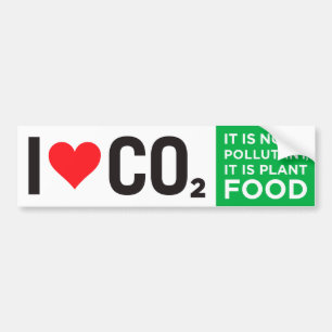 I Harde CO2-Bumpersticker Bumpersticker