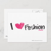 I Harde Mode Magenta Briefkaart (Voorkant / Achterkant)