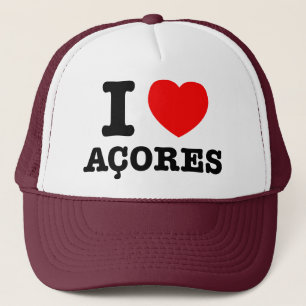 I hart Acores Trucker Pet