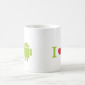 I hart Android Koffiemok (Center)
