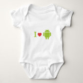 I hart Android Romper (Voorkant)