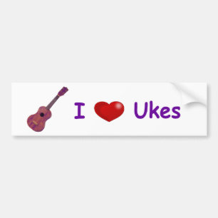 I (hart) bumpersticker