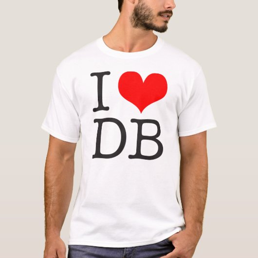 I (hart) DB Light T-Shirt (Voorkant)