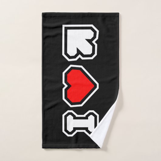 I Hart DDR Bad Handdoek (Handdoek)