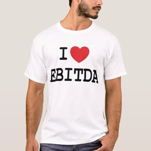 I (hart) EBITDA T-shirt (Voorkant)