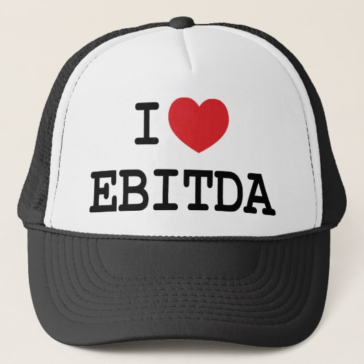 I (hart) EBITDA Trucker Pet (Voorkant)