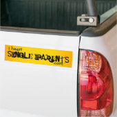 i hart enkele ouders bumper sticker (Op Truck)