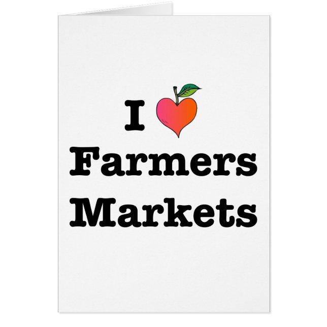 I Hart Farmers Markets (Voorkant)
