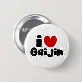 i hart Gaijin Ronde Button 5,7 Cm (Voorkant /achterkant)