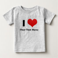 I hart Gepersonaliseerde T-Shirten