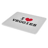 I hart groenten glas snijplank voor keuken (Hoek)