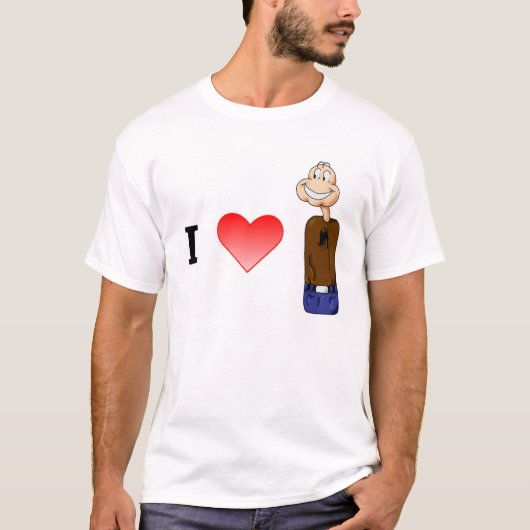 i hart het weebele man t-shirt (Voorkant)