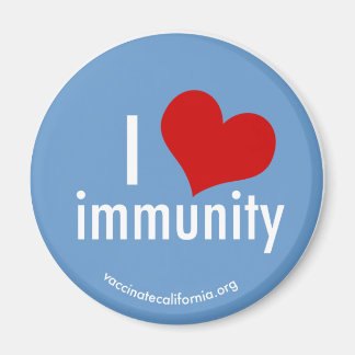 I Hart Immuniteit Magneet Rond
