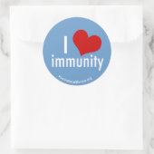 I Hart Immuniteit Sticker (Tas)