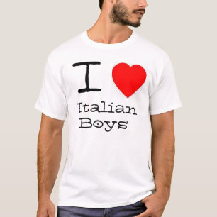 I *hart* Italiaanse jongens T-shirt
