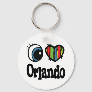I Hart (Liefde) Orlando Sleutelhanger