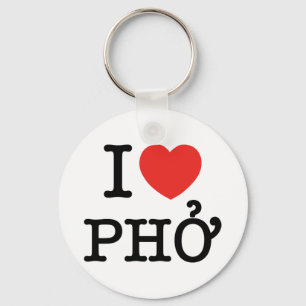 I Hart (Liefde) Pho Sleutelhanger