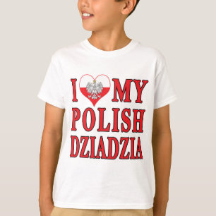 I Hart Mijn Poolse Dziadzia T-shirt