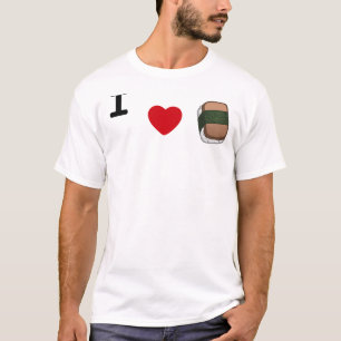 I * hart * Musubi T-Shirt (wit)