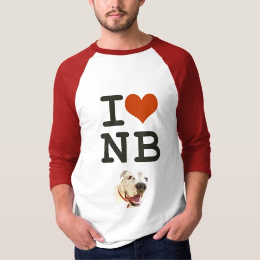 I (hart) NB T-shirt (Voorkant)